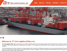 Tablet Screenshot of ph.klinelogistics.com